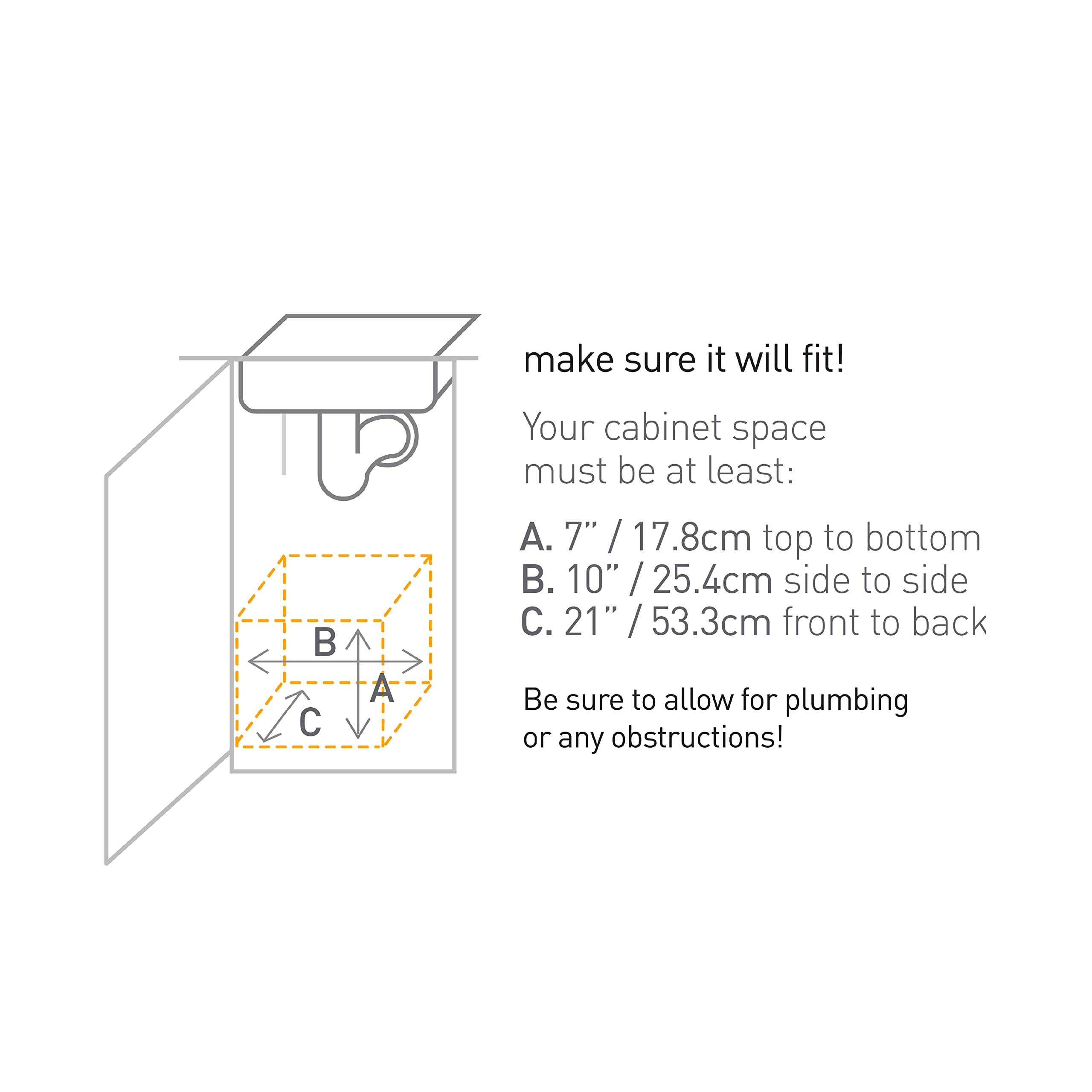 simplehuman 9 inch Pull-Out Cabinet Organizer, Heavy-Gauge Steel Frame - Image 5