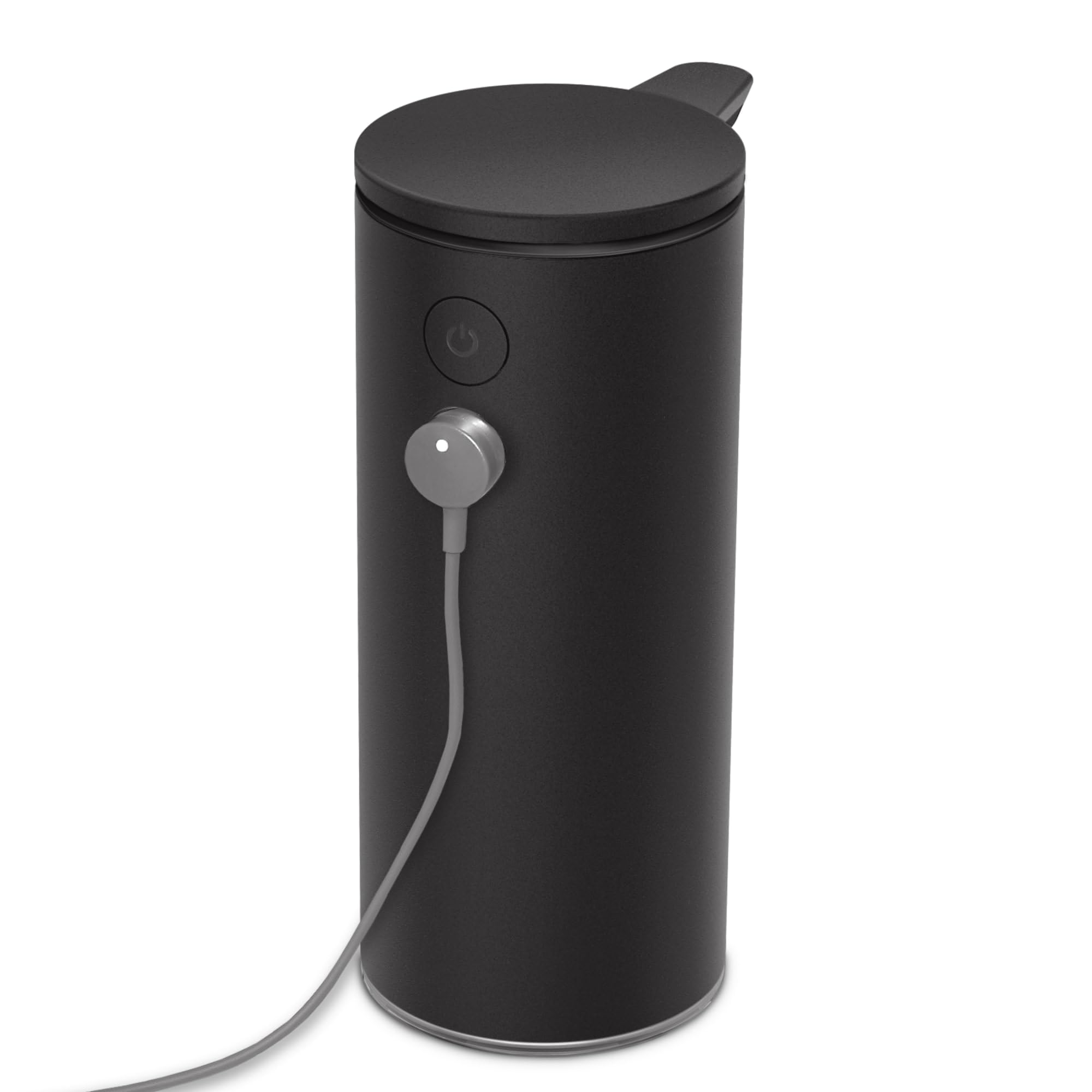 simplehuman 9 oz. Touch-Free Rechargeable Sensor Liquid Soap Pump Dispenser, Matte Black - Image 4