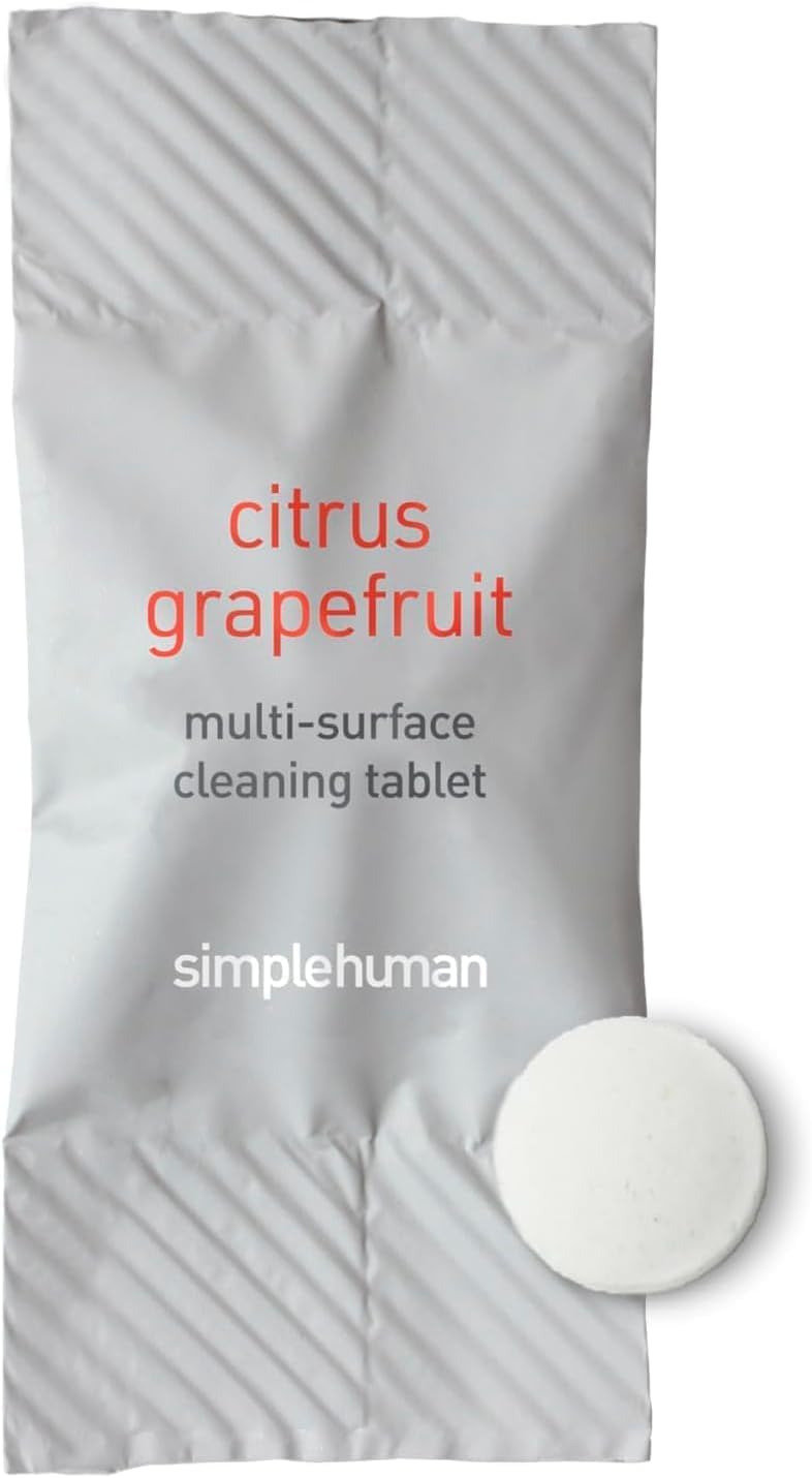 simplehuman Multi-Surface Cleaning Tablets, Eco-Friendly, Safe Around Kids & Pets, Citrus Grapefruit Scent, 12 Pack Tablets (Makes 72 oz of Spray Cleaner) - Image 3