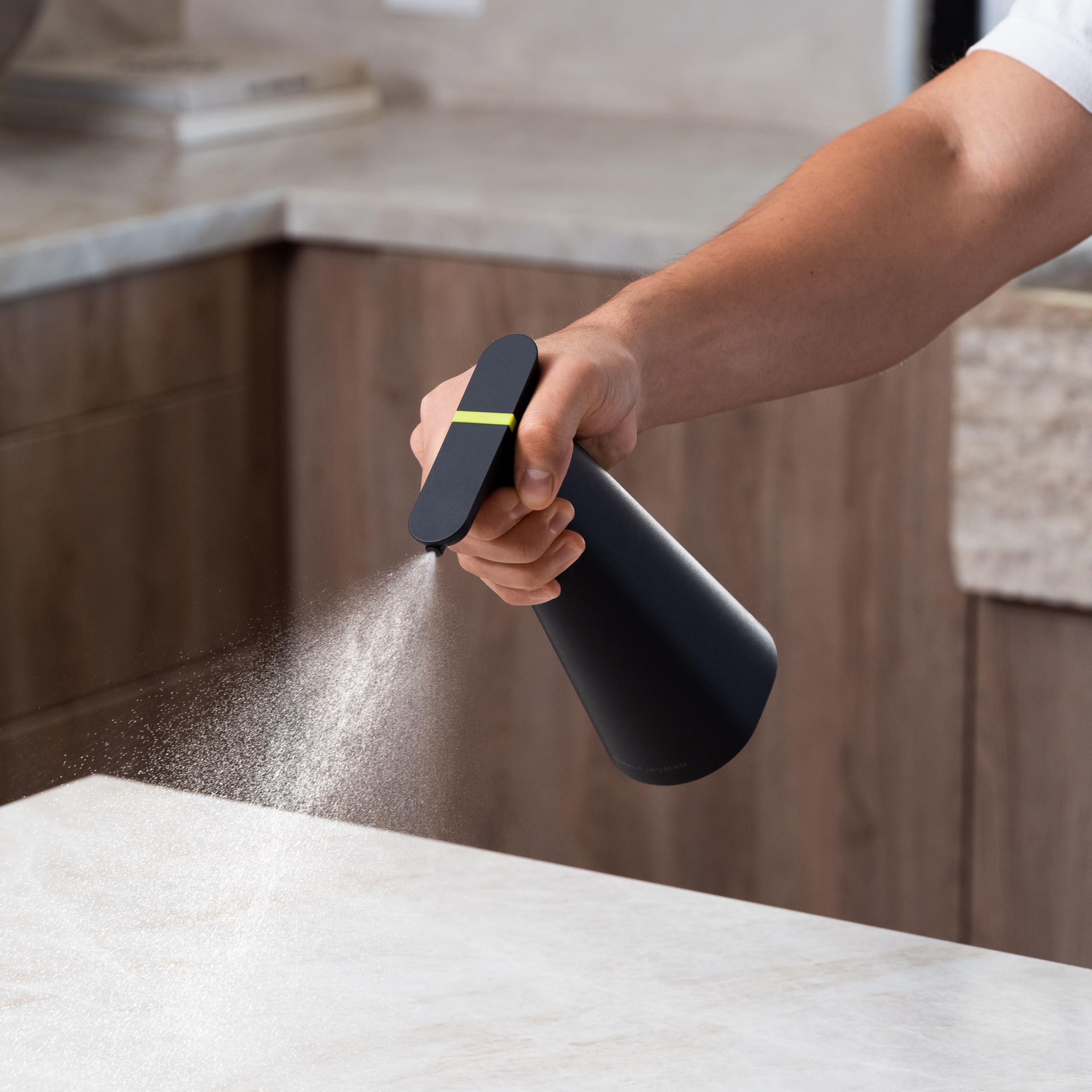 simplehuman Sensor Spray, Intuitive Touch 12 oz Continuous Spray Bottle, Superfine Mist, Wide-coverage Cone & Ultra-precise Jet, Refillable & Rechargeable, Multi-Use, Black - Image 8