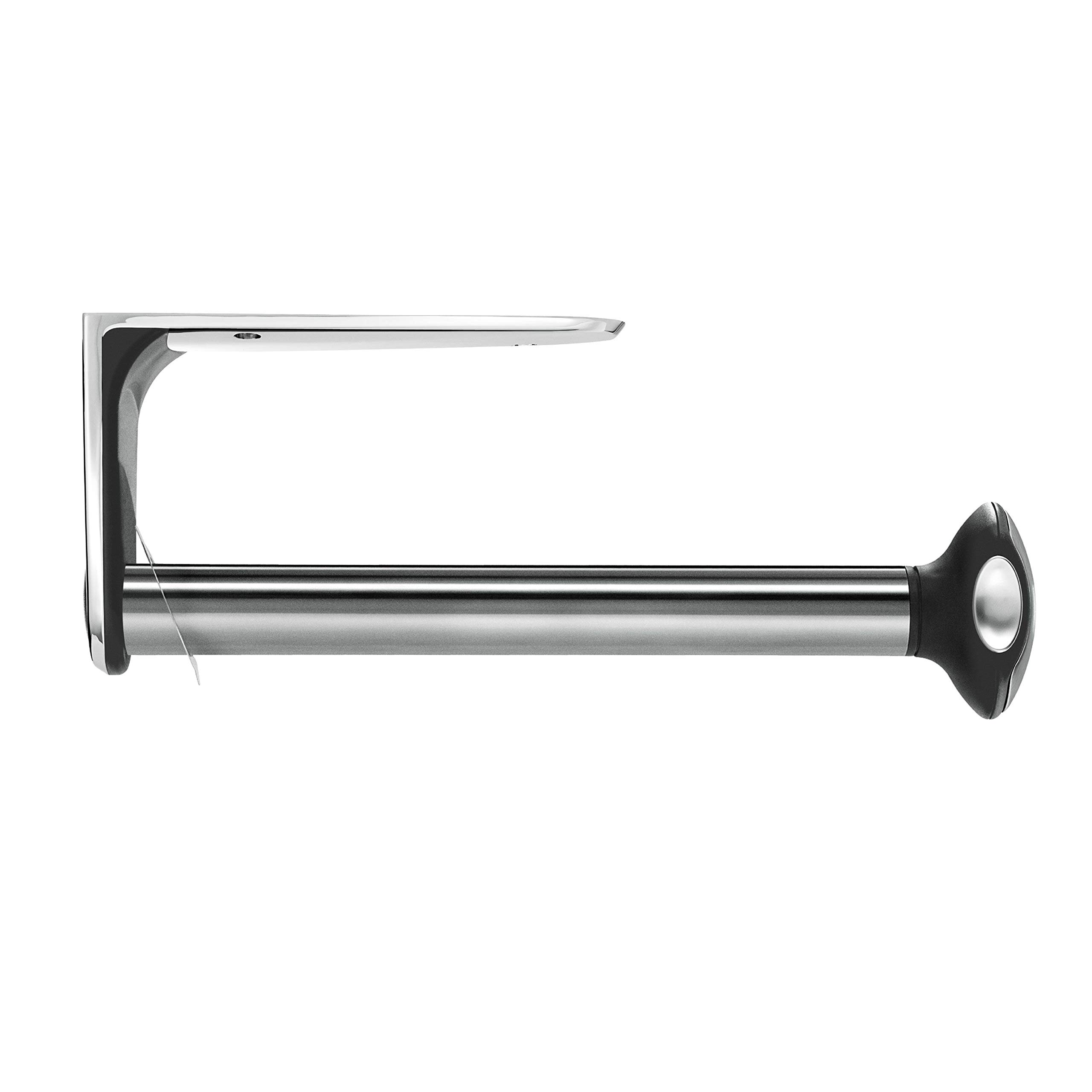 simplehuman Wall Mount Paper Towel Holder, Stainless Steel - Image 3
