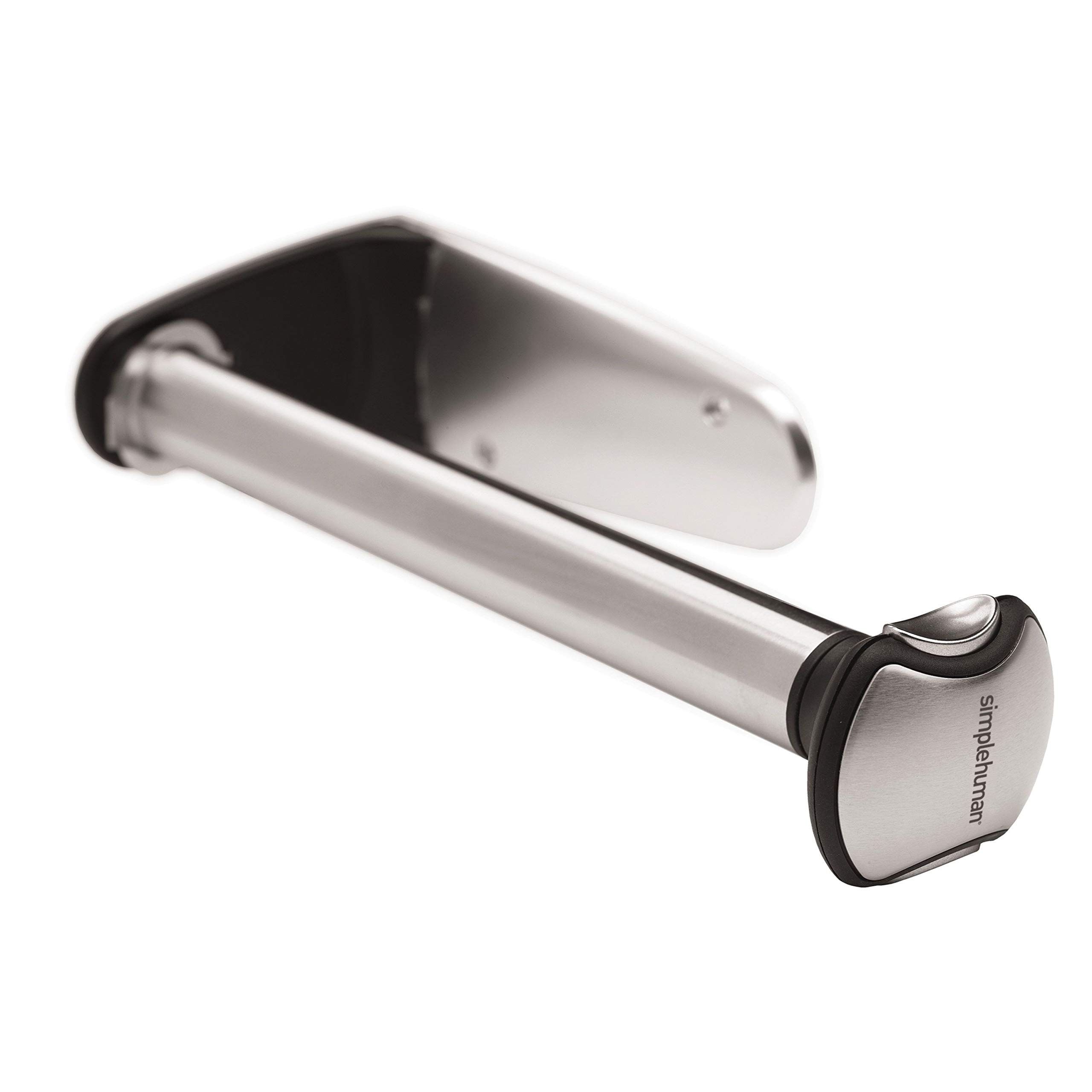 simplehuman Wall Mount Paper Towel Holder, Stainless Steel - Image 4